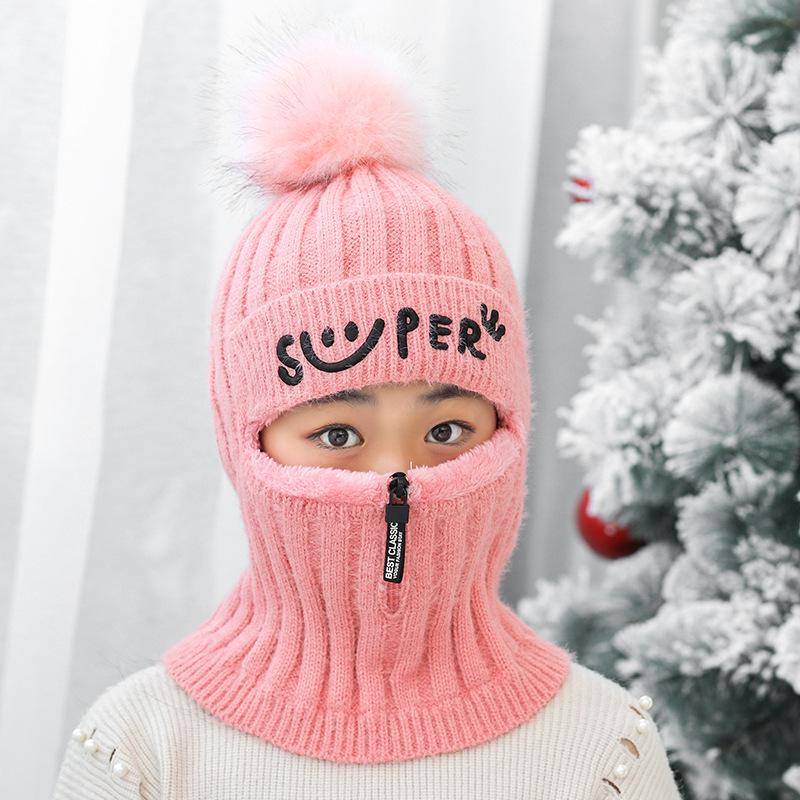 Strickmütze Schal Oneness Sturmhaube Kinder Halswärmer Winter Warm Skullies Beanie rosa Strickmütze Schal Oneness Sturmhaube Kinder Halswärmer Winter Warm Skullies Beanie rosa von Joom DACH