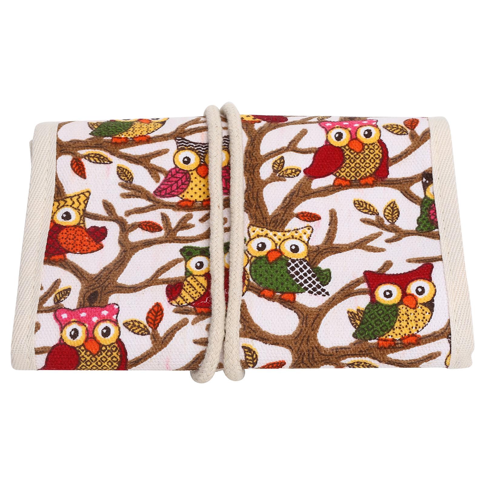 Stricknadel Etui Leer Häkelnadel Aufbewahrungstasche Stricknadel Aufbewahrung Reißverschlusstasche Eule von Joom DACH