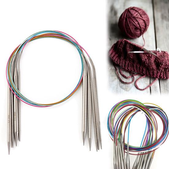 Stricknadeln mit elastischem Seil Rundstricknadel mit MM US-Größen Rund 2mm Stricknadeln mit elastischem Seil Rundstricknadel mit MM US-Größen Rund 2mm von Joom DACH