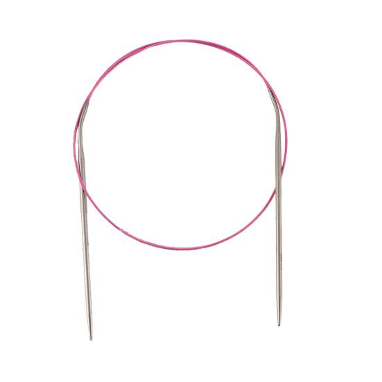 Stricknadeln mit elastischem Seil Rundstricknadel mit MM US-Größen Rund Edelstahl 3mm von Joom DACH