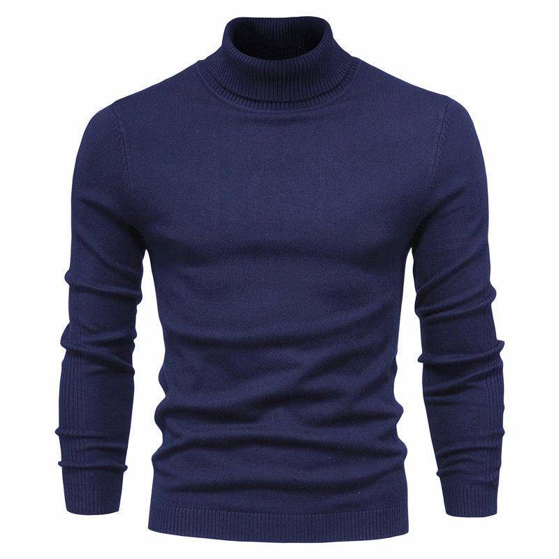 Strickpullover mit hohem Kragen für Herren – Casual-Kollektion Herbst/Winter XL von Joom DACH