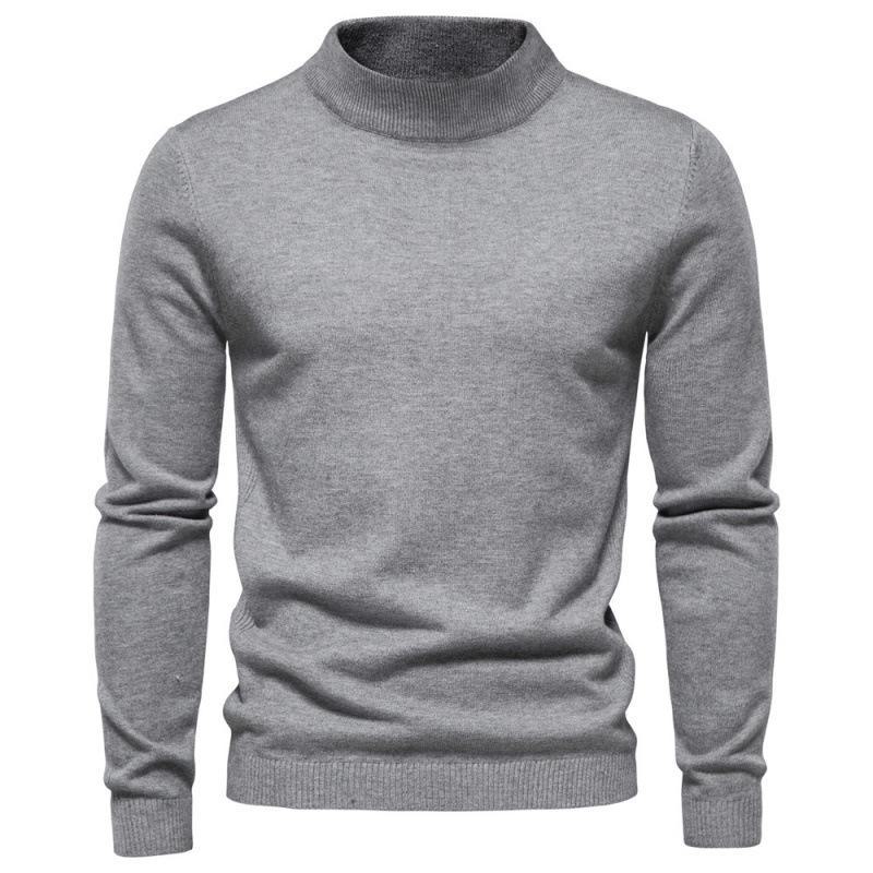 Strickpullover mit hohem Kragen für Herren – Casual-Kollektion Herbst/Winter XXL von Joom DACH