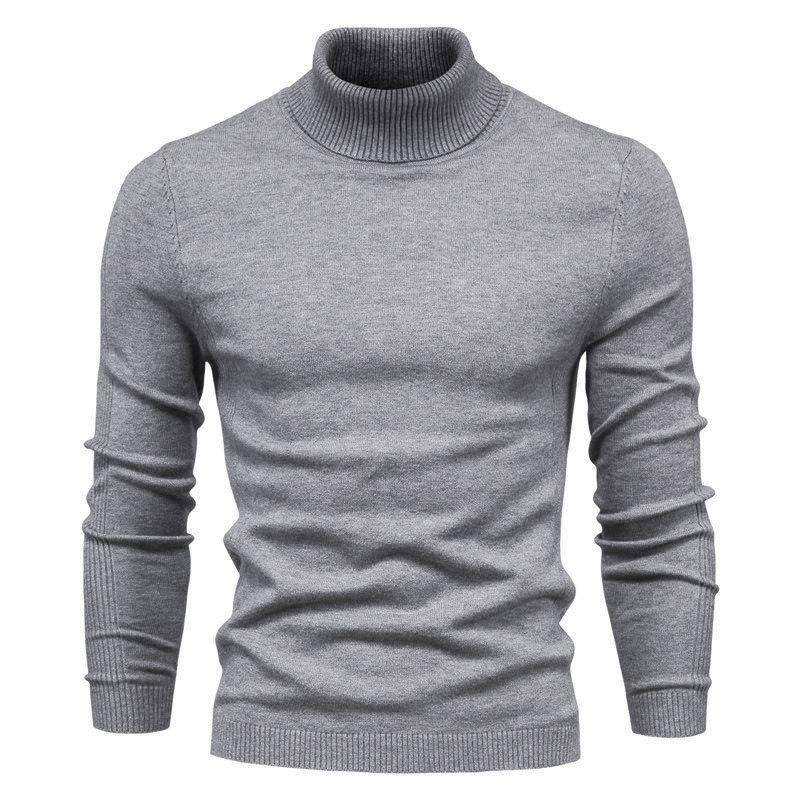 Strickpullover mit hohem Kragen für Herren – Casual-Kollektion Herbst/Winter XXL von Joom DACH
