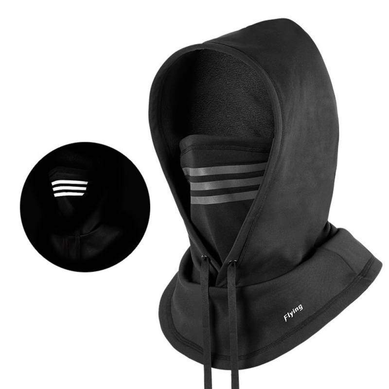 Sturmhaube Gesichtsbedeckung Reflektierend Winddicht Fleecegefütterte Mütze Atmungsaktive Kopfbedeckung für Männer Frauen Winter von Joom DACH