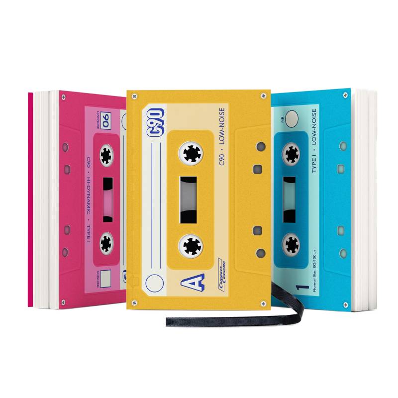 Suck UK – Notizblock-Kassetten-Mini-Set mit 3 Büchern von Joom DACH