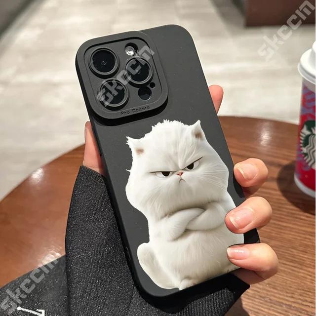 Süße Cartoon-Katze-Telefonhülle für iPhone 16 15 14 11 12 13 Pro Max XS XR X 8 7 Plus Mini Stoßfeste weiche Silikon-Stoßstangenabdeckung iPhone X or XS schwarz Süße Cartoon-Katze-Telefonhülle für iPhone 16 15 14 11 12 13 Pro Max XS XR X 8 7 Plus Mini Stoßfeste weiche Silikon-Stoßstangenabdeckung iPhone X or XS schwarz von Joom DACH