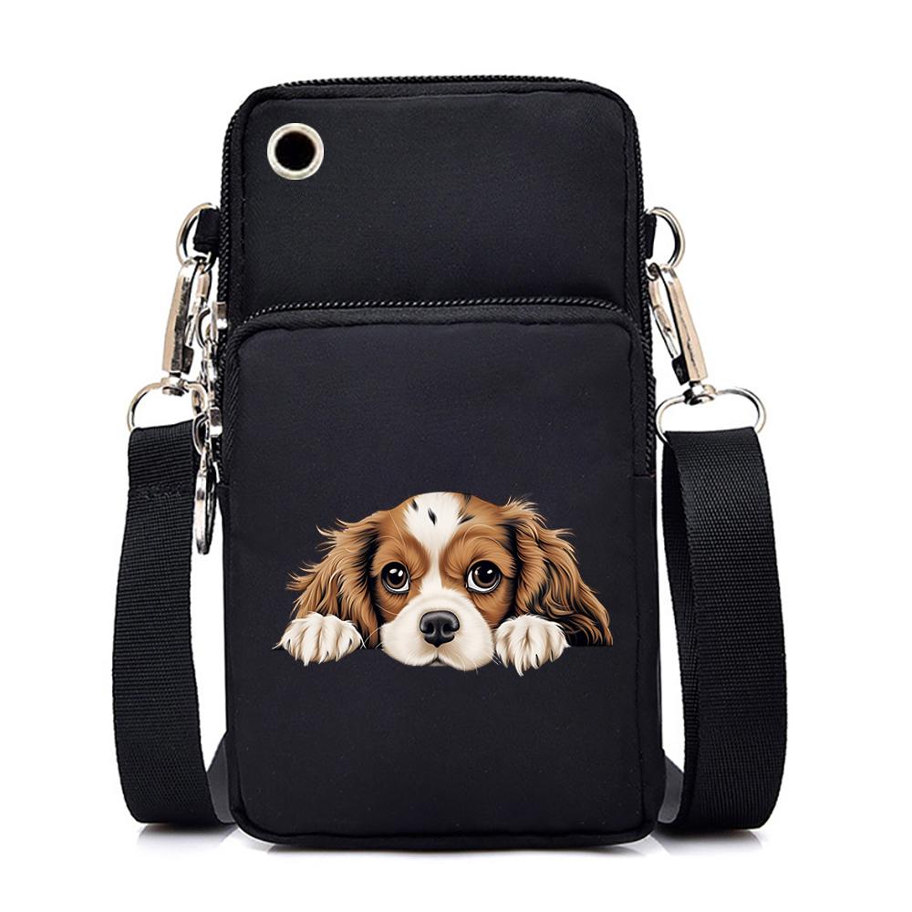 Süße Geldbörsen und Handtaschen mit 3D-Hundedruck, Mini-Handytasche für Damen, Cartoon-Tier, Reißverschluss, kleine Umhängetasche für Damen, Schultertaschen Süße Geldbörsen und Handtaschen mit 3D-Hundedruck, Mini-Handytasche für Damen, Cartoon-Tier, Reißverschluss, kleine Umhängetasche für Damen, Schultertaschen von Joom DACH