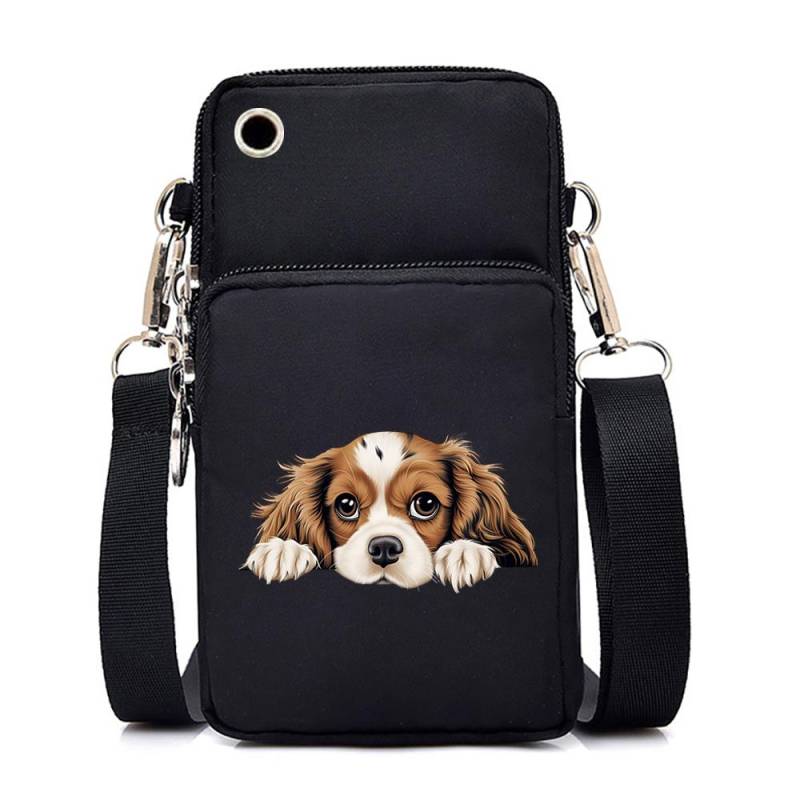 Süße Geldbörsen und Handtaschen mit 3D-Hundedruck, Mini-Handytasche für Damen, Cartoon-Tier, Reißverschluss, kleine Umhängetasche für Damen, Schultertaschen Süße Geldbörsen und Handtaschen mit 3D-Hundedruck, Mini-Handytasche für Damen, Cartoon-Tier, Reißverschluss, kleine Umhängetasche für Damen, Schultertaschen von Joom DACH