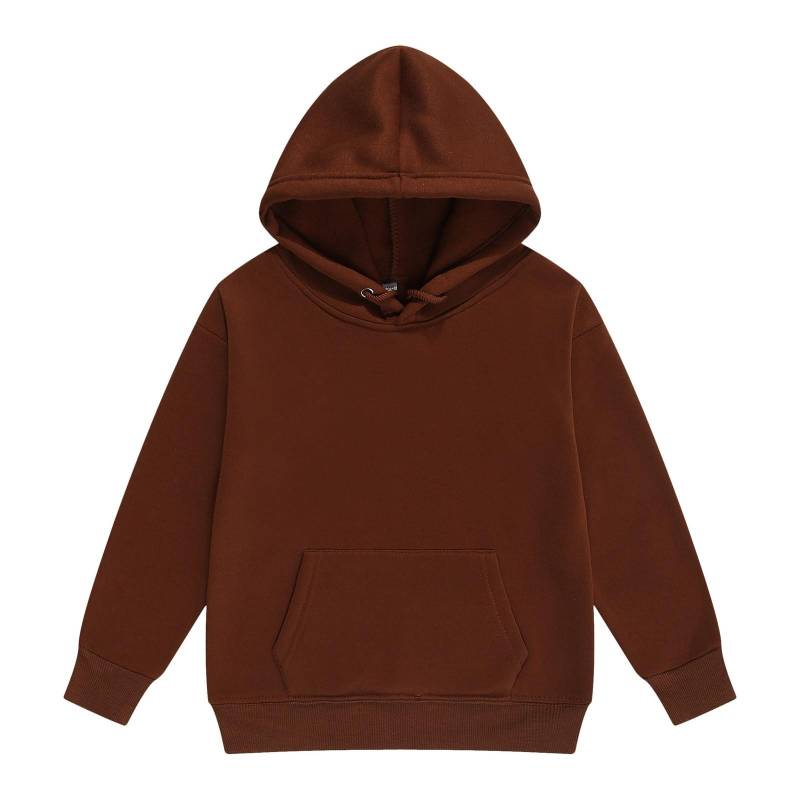 Süße Hoodies für Teenager, trendige, adrette Kapuzenpullover, Langarmshirts, Kleidung für Mädchen 160 kaffeebraun von Joom DACH