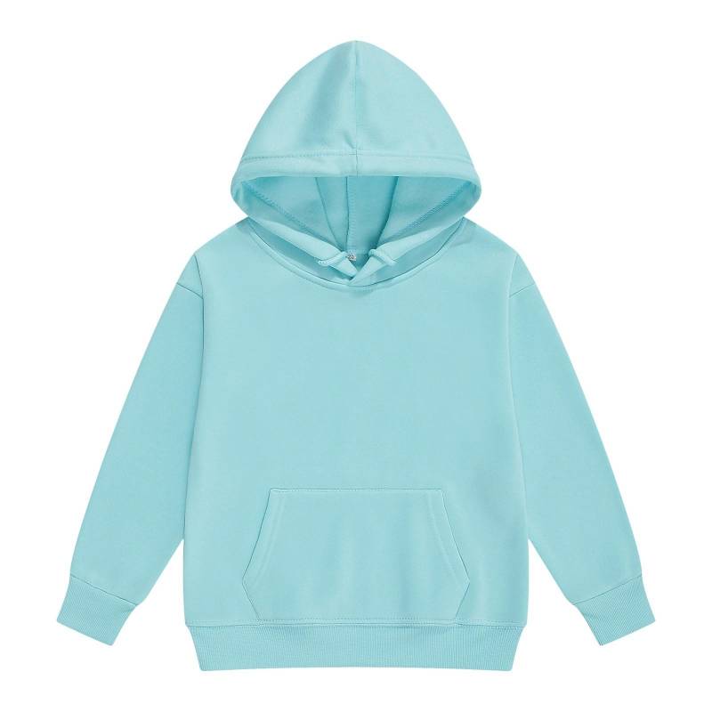 Süße Hoodies für Teenager, trendige, adrette Kapuzenpullover, Langarmshirts, Kleidung für Mädchen 160 hellblaue von Joom DACH