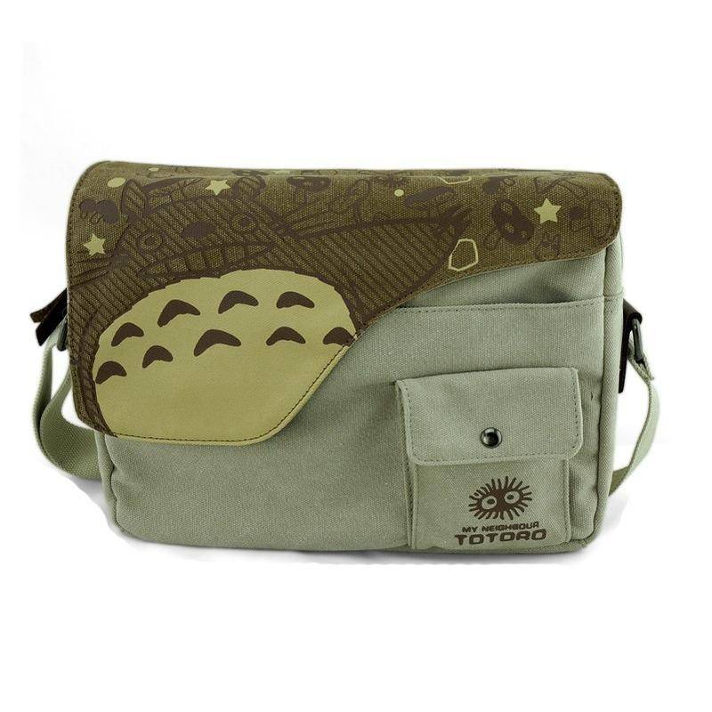 Süße Mein Nachbar Totoro Canvas Umhängetasche Messenger Anime Cosplay Tasche von Joom DACH