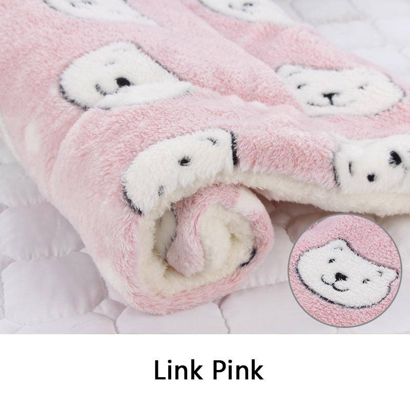 Süße Mode Haustier Matte verdicken Herbst und Winter warme Matte Katze Hund Universal Decke Anti-Rutsch-Kissen M von Joom DACH