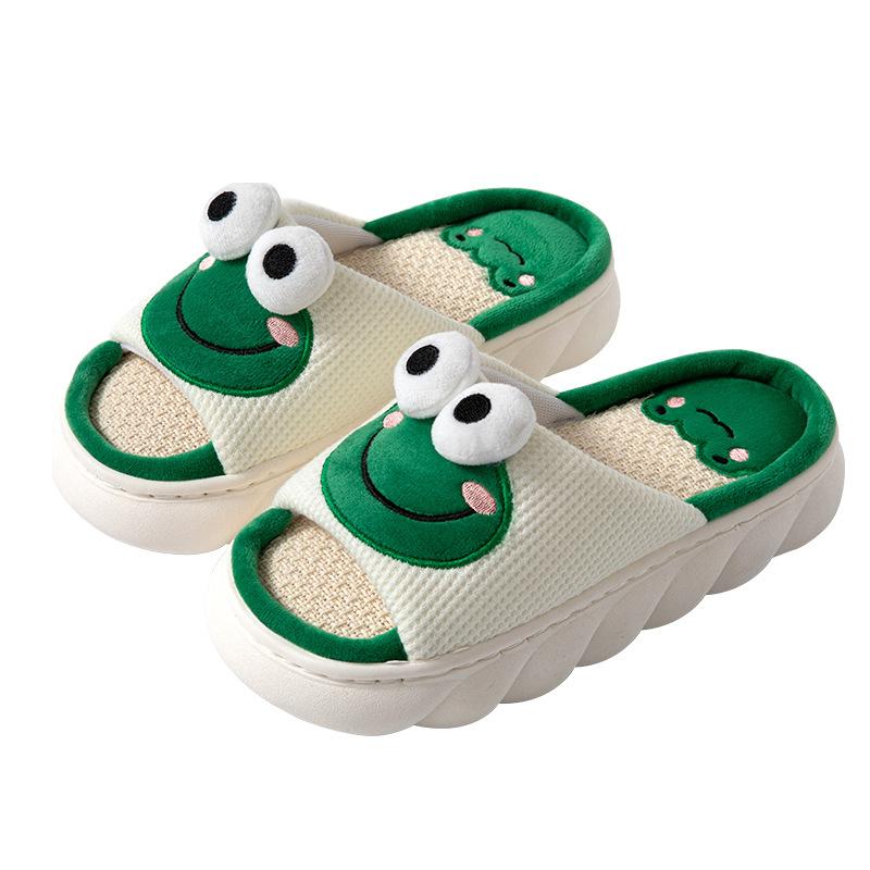 Süße Tiere Leinen Hausschuhe Frauen Paare rutschfeste dicke Sohlen Frühling Sommer Baumwolle Leinen coole Hausschuhe Home Slipper 40-41 Süße Tiere Leinen Hausschuhe Frauen Paare rutschfeste dicke Sohlen Frühling Sommer Baumwolle Leinen coole Hausschuhe Home Slipper 40-41 von Joom DACH