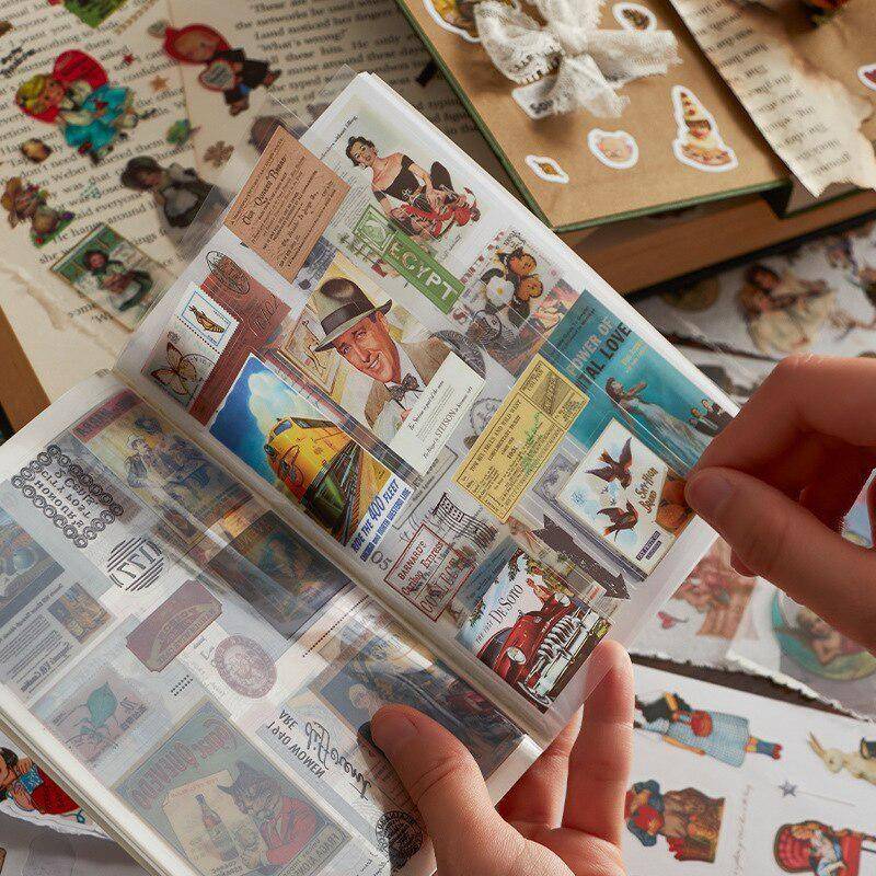 Süße Vintage Fee Engel Aufkleber Buch Mädchen dekorative Washi Aufkleber PET-Material Scrapbooking Label Tagebuch Schreibwaren Album style A vouchers von Joom DACH
