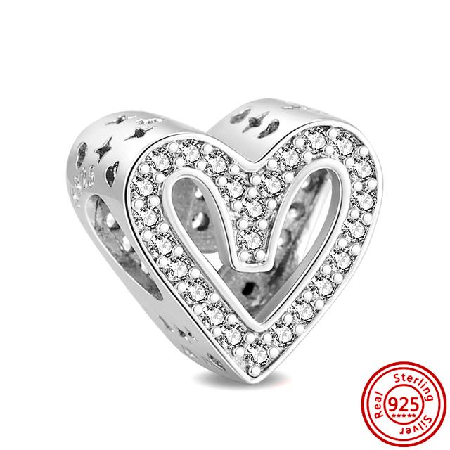 Süßer Junge Mädchen für immer Stammbaum Schloss Herz Bead Fit Charm Sterling Silber 925 Armband Schmuck Geschenk von Joom DACH