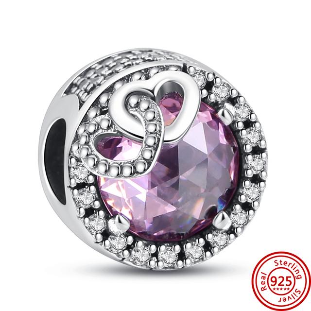 Süßer Junge Mädchen für immer Stammbaum Schloss Herz Bead Fit Charm Sterling Silber 925 Armband Schmuck Geschenk von Joom DACH