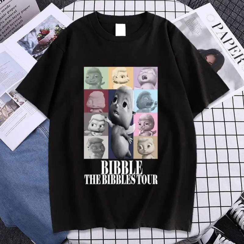 Süßes Bibble The Eras Tour T-Shirt Herren Damen Ästhetische hochwertige T-Shirts Sommer Übergroße Kurzarm-T-Shirts Streetwear S von Joom DACH