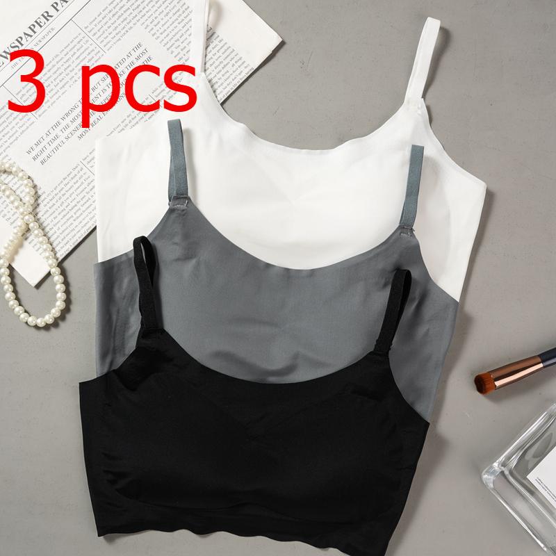 Summer Women Push Up Ice Silk Seamless Bra Padded Underwear Thin Bras Lingerie Bralette M von Joom DACH