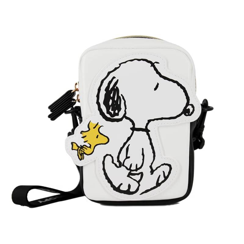 Sunart PEANUTS Snoopy Patch Series Mini-Schulter weiß 1004 gestanzt [SNP WH] weiß von Joom DACH