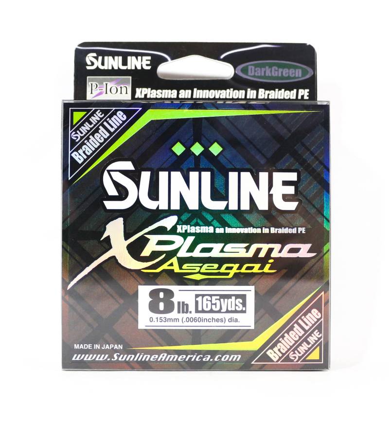 Sunline PE-Linie Asegai Xplasma 165yds PE 0,8 8lb Dunkelgrün (5097) dunkelgrüne von Joom DACH