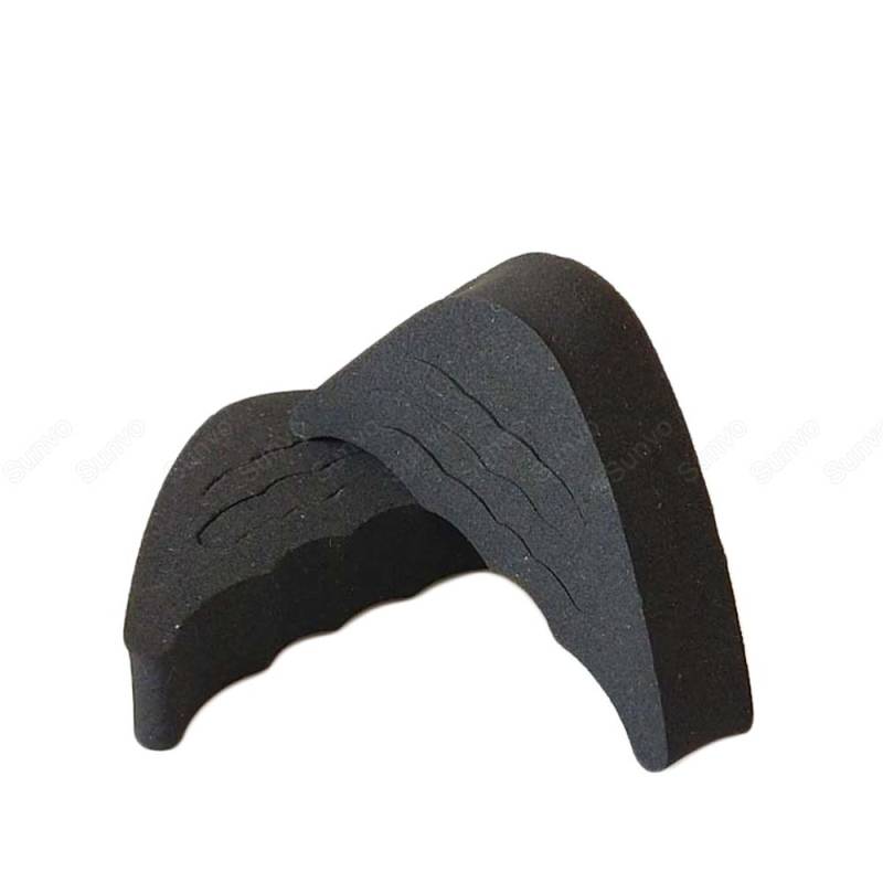 Sunvo Vorfußeinlagen, Polster für Damen, Schuhe, Füllstoff, High Heels, Zehenstopfenschutz, schmerzlindernde Einlegesohlen für Fuß, Schuhpolster Pointed schwarz von Joom DACH
