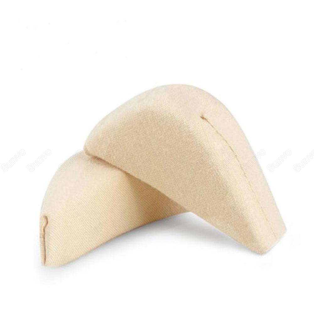 Sunvo Vorfußeinlagen, Polster für Damen, Schuhe, Füllstoff, High Heels, Zehenstopfenschutz, schmerzlindernde Einlegesohlen für Fuß, Schuhpolster Round beige von Joom DACH