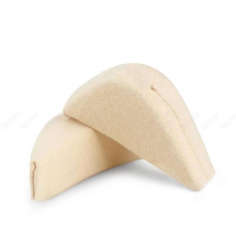 Sunvo Vorfußeinlagen, Polster für Damen, Schuhe, Füllstoff, High Heels, Zehenstopfenschutz, schmerzlindernde Einlegesohlen für Fuß, Schuhpolster Round beige von Joom DACH