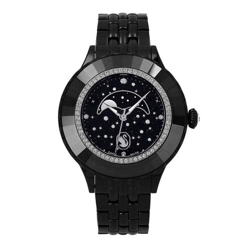 SwarovSki 5677497 Octea Moon Schwarz Damen S Metalluhr 5677497 von Joom DACH