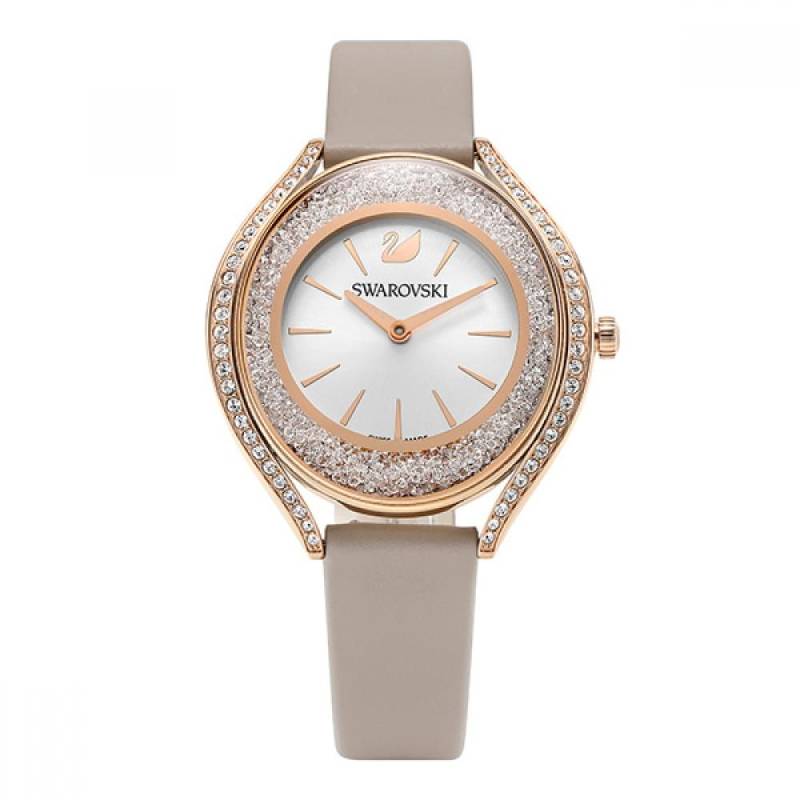 Swarovski 5519450 Präsentierte Aura CryStal Damen-Lederuhr 5519450 von Joom DACH
