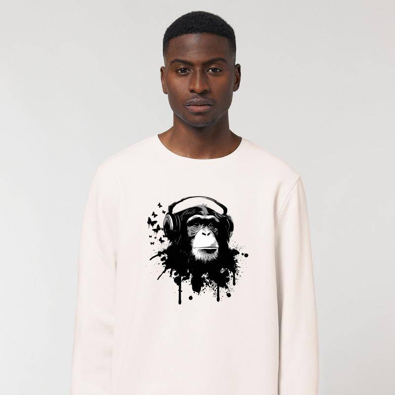 Herren Sweatshirt - Kreativer Affe XS von Joom DACH