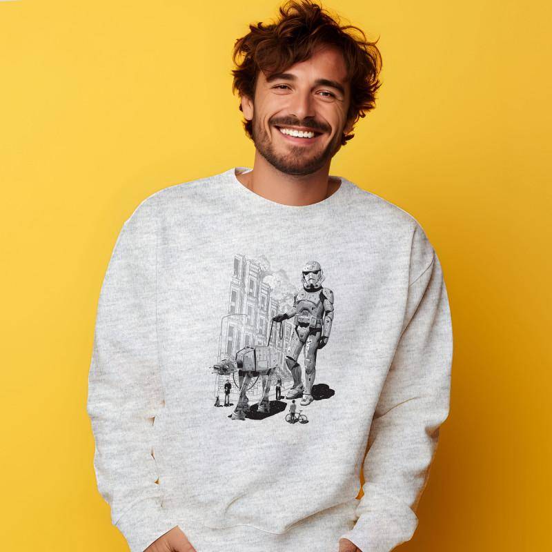 Herren Sweatshirt - URLAUB XS grau meliert von Joom DACH