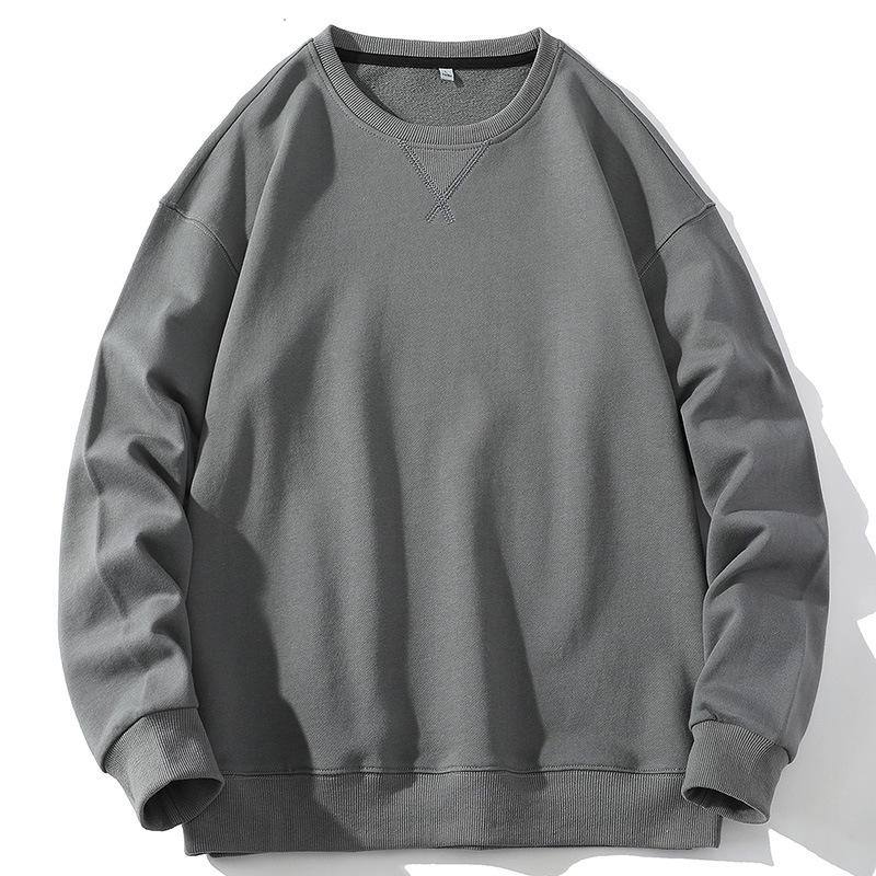 Sweatshirt Herren Herbst Neu Casual Vielseitig Trendy Jugend Hübsches Langarm T-Shirt Rundhals Top Herrenbekleidung 4XL von Joom DACH