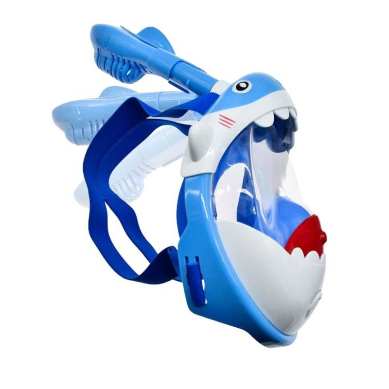 SwimTech Vollgesichtsschnorchel für Kinder XS blau/weiß SwimTech Vollgesichtsschnorchel für Kinder XS blau/weiß von Joom DACH