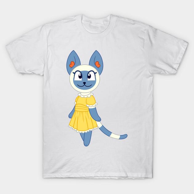 T-Shirt Damen Mitzi in einem gelben Kleid Harajuku Print Kawaii T-Shirt Sommer Kurzarm Damen T-Shirt Top 4XL weiß von Joom DACH