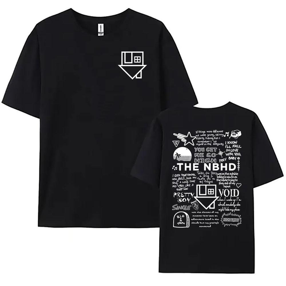 T-Shirt mit Aufdruck „The Neighborhood NBHD Band“ aus Baumwolle, hochwertiges Damen-/Herren-T-Shirt, lässiges Kurzarm-T-Shirt S T-Shirt mit Aufdruck „The Neighborhood NBHD Band“ aus Baumwolle, hochwertiges Damen-/Herren-T-Shirt, lässiges Kurzarm-T-Shirt S von Joom DACH