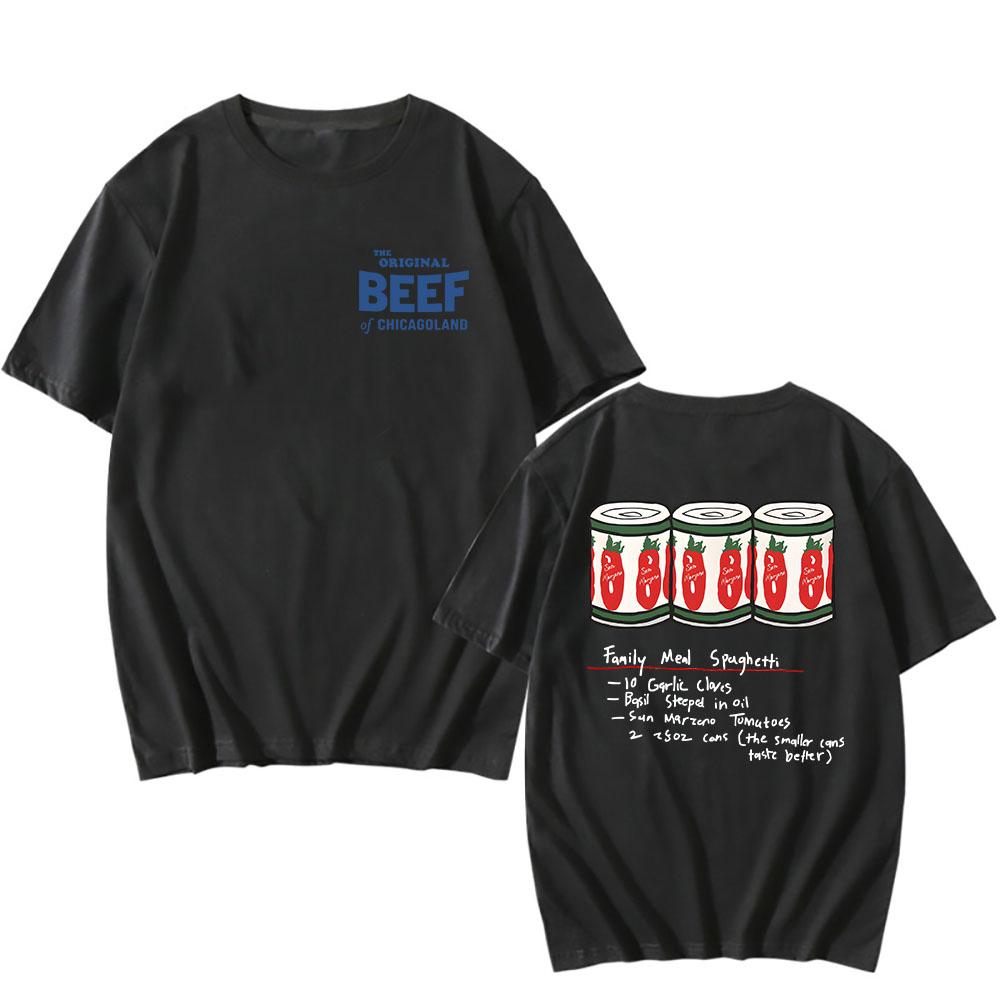 T-Shirts aus der TV-Serie „The Bear“ mit dem Aufdruck „The Original Beef of Chicagoland“ aus Baumwolle, für Herren/Damen, lässige T-Shirts, grafische T-Shirts XL schwarz T-Shirts aus der TV-Serie „The Bear“ mit dem Aufdruck „The Original Beef of Chicagoland“ aus Baumwolle, für Herren/Damen, lässige T-Shirts, grafische T-Shirts XL schwarz von Joom DACH