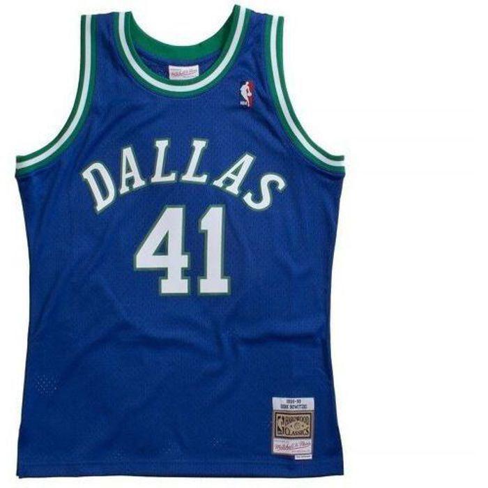 T-Shirt - Mitchell & Ness - D Mavericks D Nowitzki - Blau - Sportbekleidung - Größe L von Joom DACH