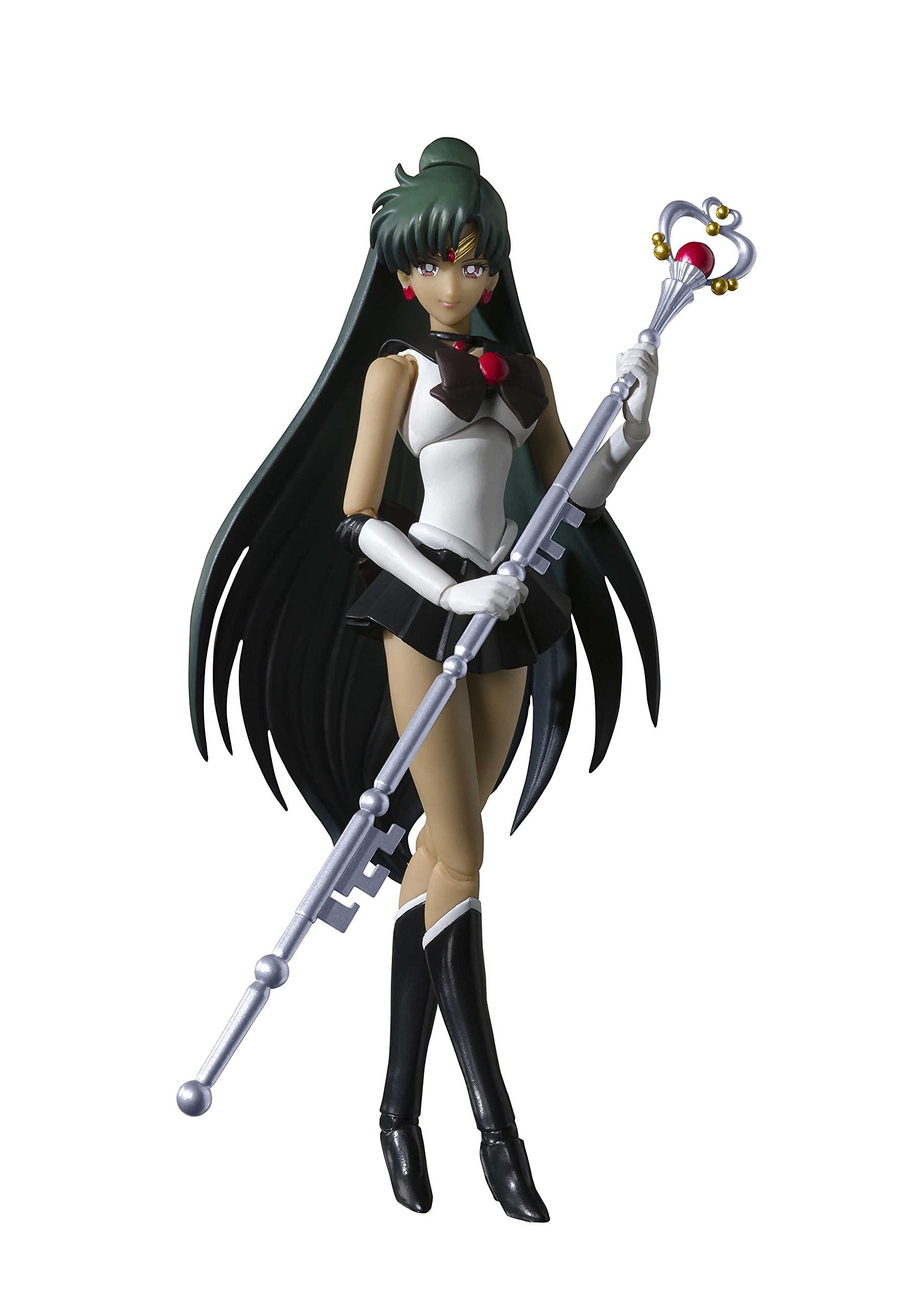 TAMASHII NATIONS Sailor Moon R Sailor Pluto Farbe Ungefähr 150 mm bemalte bewegliche Figur SHFiguarts -Animation Edition- PVC&ABS weiß von Joom DACH