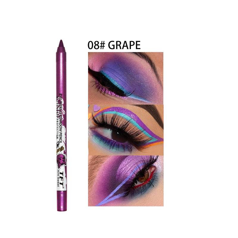 TFT Pearl Eyeshadow Pencil Color Eyeliner, wasserfest, nicht verschmierend, modisches Make-up von Joom DACH