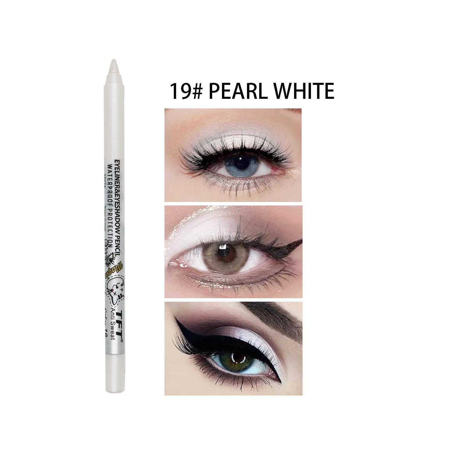 TFT Pearl Eyeshadow Pencil Color Eyeliner, wasserfest, nicht verschmierend, modisches Make-up von Joom DACH