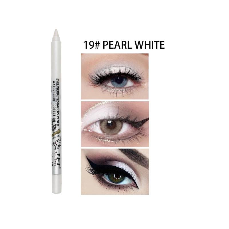 TFT Pearl Eyeshadow Pencil Color Eyeliner, wasserfest, nicht verschmierend, modisches Make-up von Joom DACH