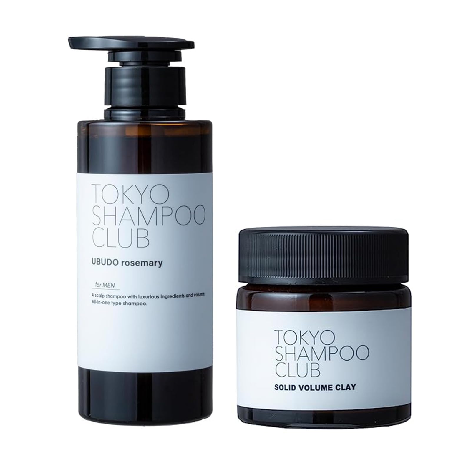 TOKYO SHAMPOO CLUB Shampoo Rosmarin Haarwachs SOLID VOLUME CLAY Set Herren All-in-One & von Joom DACH