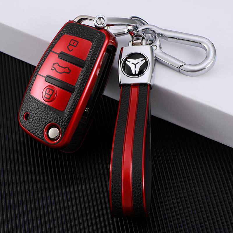 TPU Leder Auto Fernbedienung Schlüssel Fall Abdeckung Schlüsselbund Schutz Für A3 8P A4 B7 B8 B5 B9 B6 A1 a5 Q7 Q5 A6 4F C6 C5 C7 C4 TT Q3 S3 A7 A8 C4 8N 8V 8L key cover with chain rot von Joom DACH