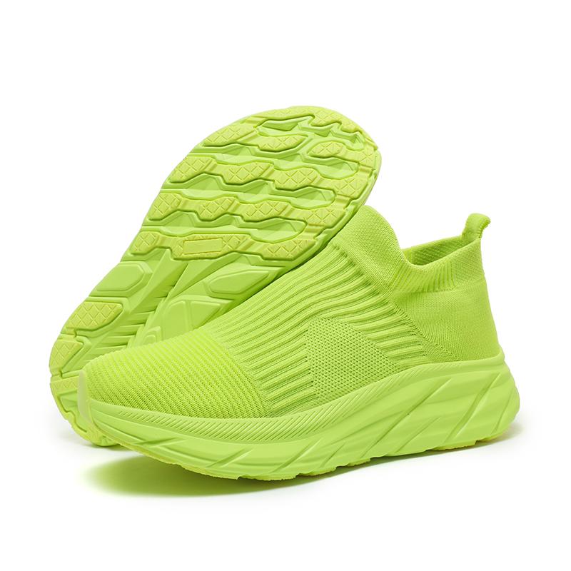 TUINANLE Damen-Turnschuhe, klobige Turnschuhe, Plateauschuhe, atmungsaktive Damen-Slipper, lässige Sport-Wanderschuhe, Übergröße 36–44 41 grün von Joom DACH