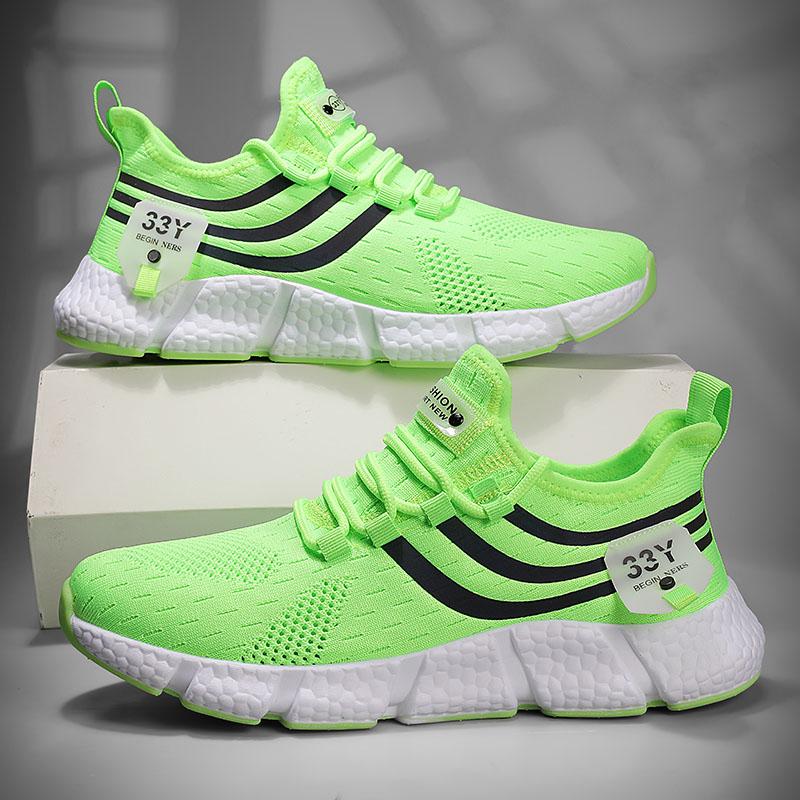 TUINANLE Herren-Sneaker, Damen-Laufschuhe, atmungsaktiv, klassische Sportschuhe, Wanderschuhe 40 grün von Joom DACH
