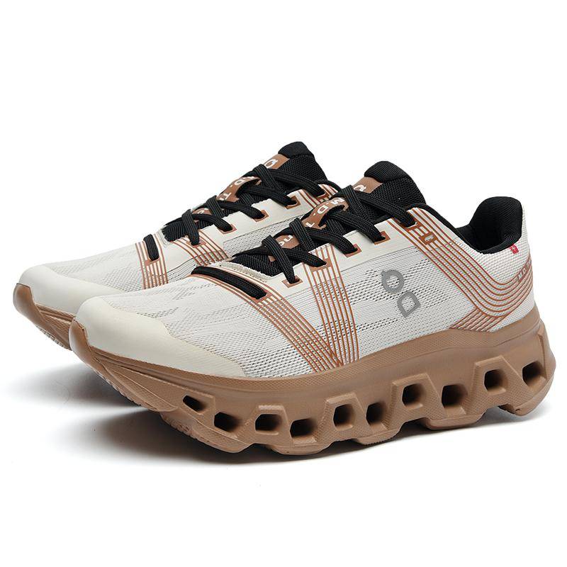 TUINANLE Männer Schuhe Mesh Hohl Sohle Plattform Turnschuhe Schnüren Brief Linie Druck Dicken Sohlen Sportschuhe 41 khaki von Joom DACH