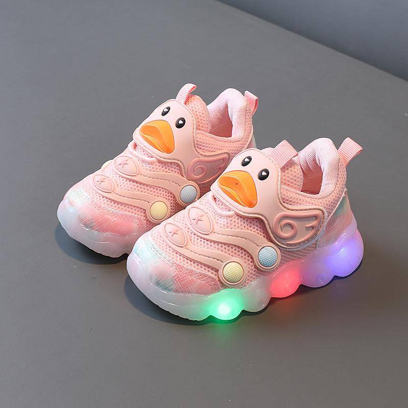 TWINFLAMES Baby Licht Schuhe Neue Atmungsaktive Mesh Schuhe Weiche Sohlen Baby Kleinkind Schuhe Kinder Turnschuhe 24 rosa von Joom DACH