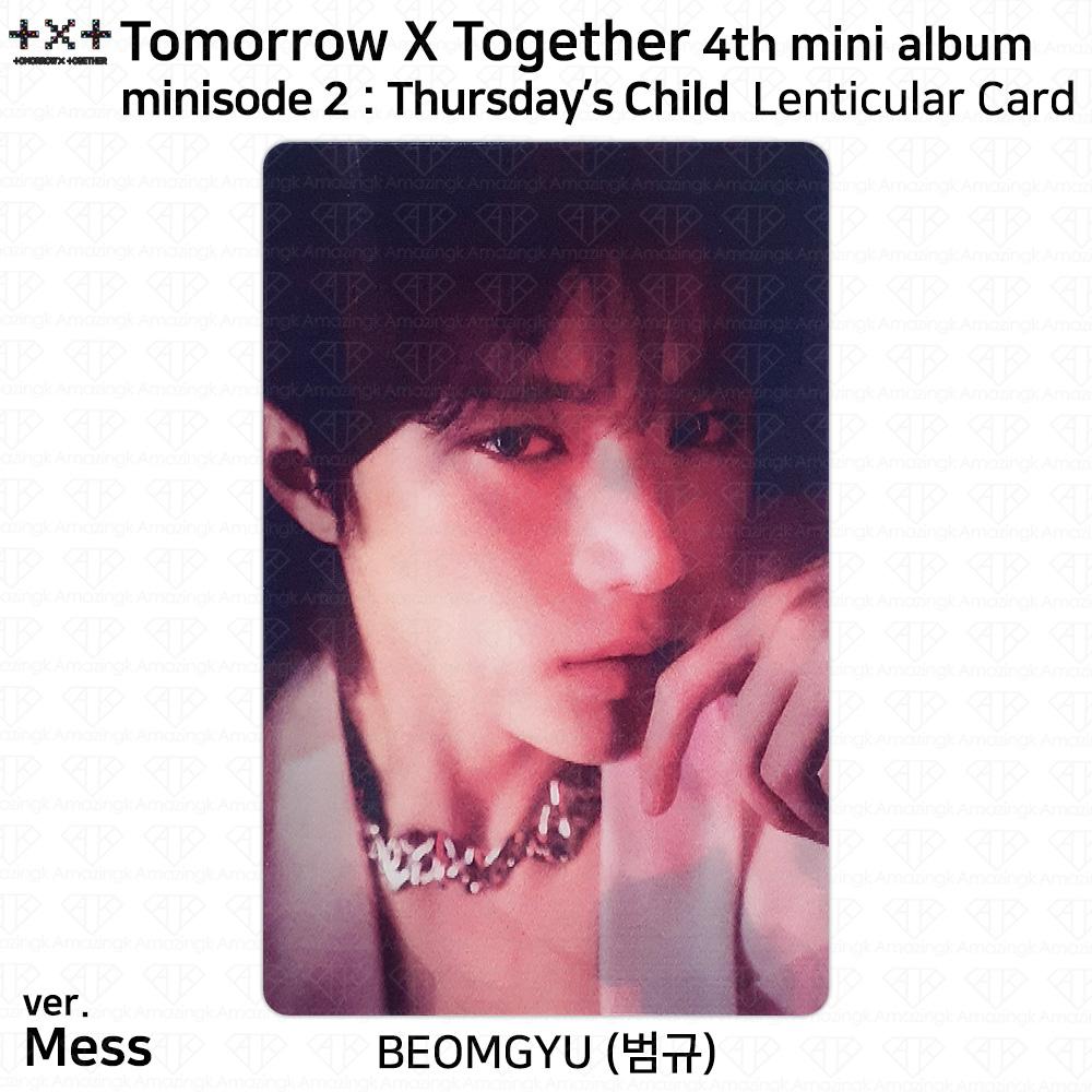 TXT 4. Mini-Album Minisode 2 Thursday's Child Offizielle Fotokarte Postkarte KPOP Beomgyu - LT Card #M von Joom DACH