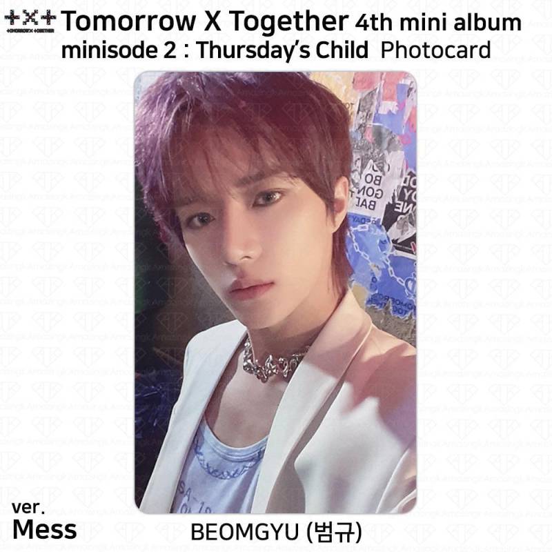 TXT 4. Mini-Album Minisode 2 Thursday's Child Offizielle Fotokarte Postkarte KPOP Beomgyu - Photocard #M von Joom DACH