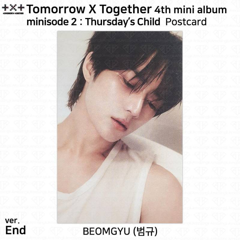 TXT 4. Mini-Album Minisode 2 Thursday's Child Offizielle Fotokarte Postkarte KPOP Beomgyu - Postcard #E von Joom DACH